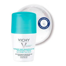 Vichy Deodorant Roll-On For Intense Perspiration Control, 48H Protection, Hypoallergenic, 50Ml