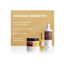 Karseell Maca Essence Moisturizing Repair Set, Collagen Hair Mask 500Ml, Shampoo 500Ml And Hair Oil 50ml