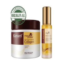 Karseell Maca Essence Repair Set, Collagen Hair Mask 500Ml, Maca Oil 50Ml