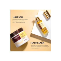 Karseell Maca Essence Repair Set, Collagen Hair Mask 500Ml, Maca Oil 50Ml