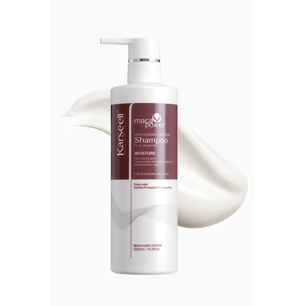 Karseell Argan Oil Shampoo - Deep Repair Maca Extract Moisturizing, 500 Ml