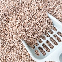 Hide & Seek Cassava Cat Litter. Biodegradable-Flushable. Baby Powder (6 Lb - 2.72 Kg). Made in Thailand