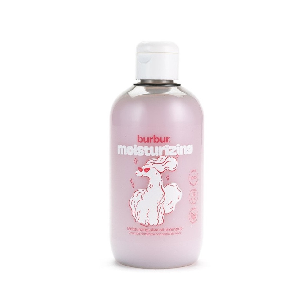 Burbur Pet Shampoo. Moisturizing Olive Oil Shampoo (400 ml). Made in Spain