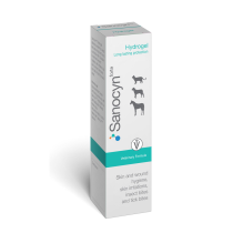 Sanocyn Skin Care. HOCL latest technology hydrogel. Care of injuries, inflammations, skin irritations and insect/tick bites. (75 ml). Made in Austria