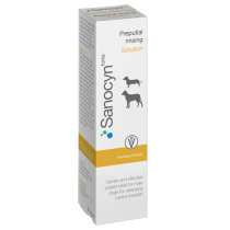 Sanocyn Preputial Rising Care. HOCL latest technology solution. Fight bad smells. No alcohol, colouring and fragrances. Extremely well tolerated. (75 ml). Made in Austria