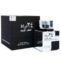 Lattafa 24 Carat White Gold For Unisex Eau De Parfum, 100 Ml