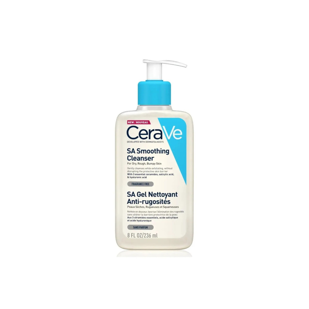 Cerave Sa Smoothing Cleanser, Dry Rough Skin, 236 Ml