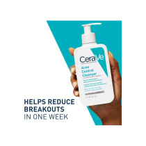 Cerave Acne Face Wash, Acne Cleanser With Salicylic Acid , 8 Fl Oz(2 Pack)
