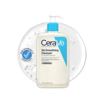 Cerave Sa Smoothing Cleanser With Salicylic Acid For Dry, Rough & Bumpy Skin 473Ml