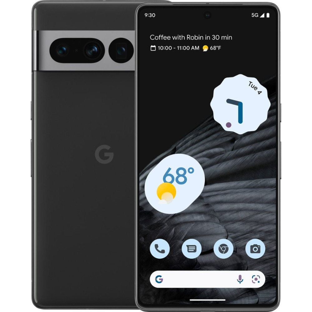 Google Pixel 7 Pro 5G 512GB 12GB RAM Obsidian 1Sim + eSim 1 Year Warranty
