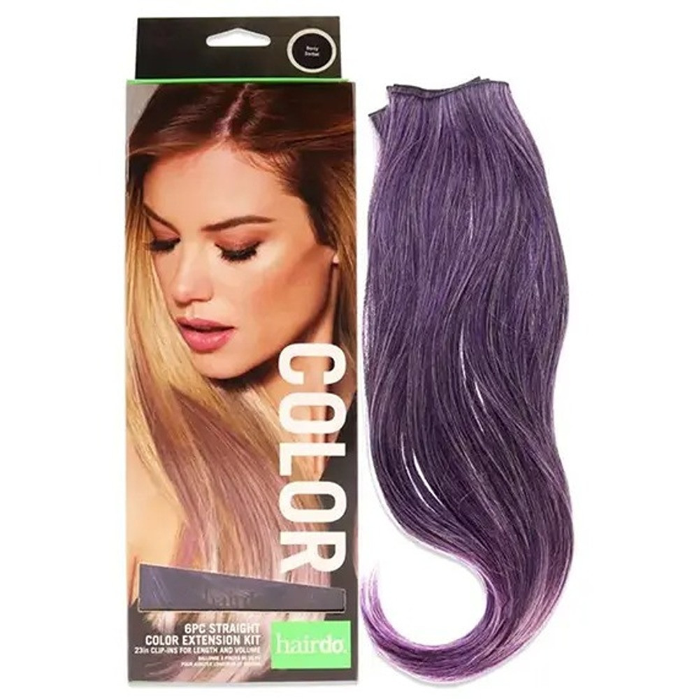 Hairdo Color Berry Sorbet Straight Colour Extension, 6Pcs