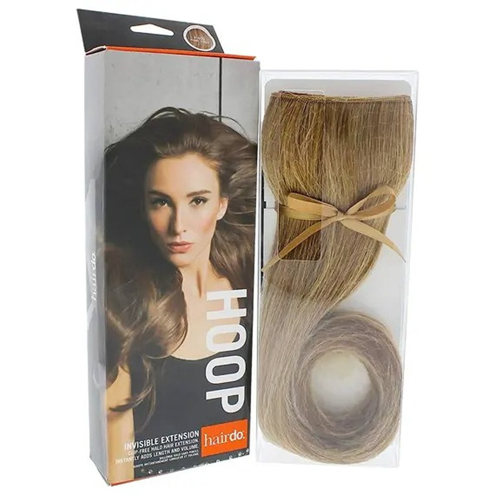 Hairdo Hoop Invisible Extension R14/25 Honey Ginger Clip Free Hair Extension, 1Pc