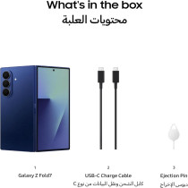 Samsung Galaxy Z Fold7 1 TB, 16 GB RAM, Blue Shadow AI Smartphone UAE Version 3 Year Samsung Warranty