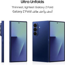 Samsung Galaxy Z Fold7 256 GB, 12 GB RAM, Jet Black AI Smartphone Middle East Version 1 Year Samsung Warranty