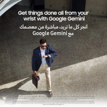 Samsung Galaxy Watch8 Classic White, Bluetooth, 46mm Smartwatch, Cushion Design, Rotating Bezel, Quick Button, 3nm Processor, Sleep Coaching, Running Coach, 1 Year Brand Warranty