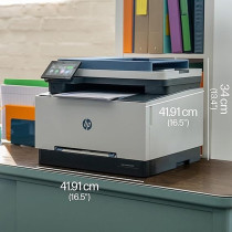 HP Color LaserJet Pro MFP 3303sdw Print, Copy, Scan Wireless, Two-Sided Printing, 250-Sheet Input Tray Print Speed up to 25 ppm Black and 25 ppm, White/Blue, 499M6A