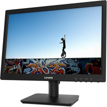 Lenovo D19-10, 18.5 Inch (46.99 Cm) 1366 X 768 Pixels Led Hd Monitor, Tn Panel, 5Ms Response Time 200 Nits Brightness Hdmi and Vga Port Hdmi Cable Included, 72% Color Gamut, Raven Black