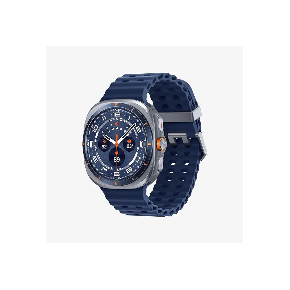 Samsung Galaxy Watch Ultra Smartwatch, Titanium Blue, 47mm, LTE, Health Monitoring, Fitness Tracker, 1 Year Brand Warranty