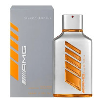 Mercedes Benz Amg Silver Thrill For Men Eau De Parfum Refillable, 100 Ml