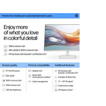 HP Series 5 27Inch 527Sw FHD Monitor 94F46AS, White