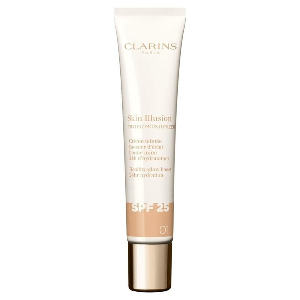 Clarins Skin Illusion Spf 25 Tinted Moisturizers, 01