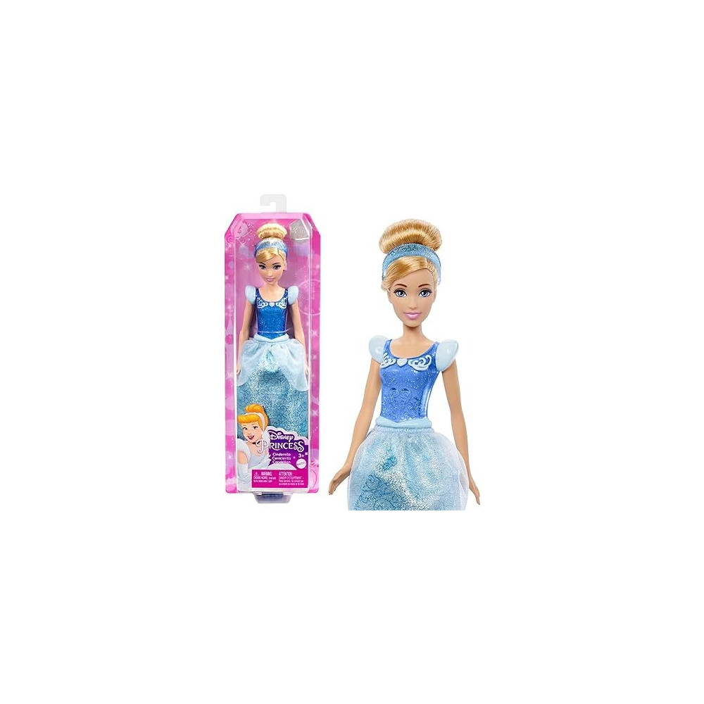 Disney Princess Fashion Doll Cinderella For Girls, Blue