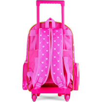 Disney Princess Fearless Dreamer Trolley Bag 18 Inch, Pink