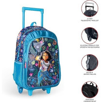 Truecare Disney Encanto Mirabel 5 In 1 Trolley School Bag Set, Blue