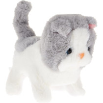 Pugs At Play Sasha Walking Cat, White/Grey