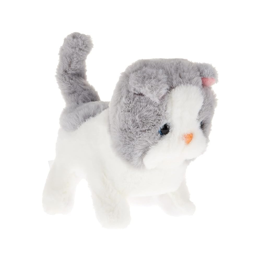 Pugs At Play Sasha Walking Cat, White/Grey