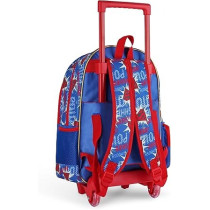 Dc Multiverse Warner Bros Superman Man Of Tomorrow Trolley School Bag, Blue, 16 Inch