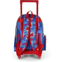 Dc Multiverse Warner Bros Superman Man Of Tomorrow Trolley School Bag, Blue, 16 Inch
