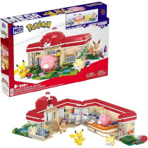 Pokemon Mega Building Mega Center Toy Kit, 648 Pieces With 4 Action Figures