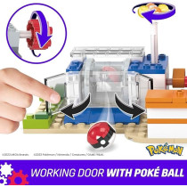 Pokemon Mega Building Mega Center Toy Kit, 648 Pieces With 4 Action Figures