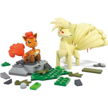 Mega Pokemon Vulpix Evolution Set 145 Pieces With 2 Action Figures For Kids