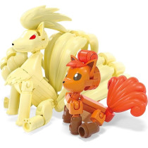 Mega Pokemon Vulpix Evolution Set 145 Pieces With 2 Action Figures For Kids