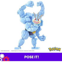 Pokemon Machamp Building Toy Kit, 401 Pieces With 1 Poseable Figure For Kids