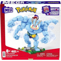 Pokemon Machamp Building Toy Kit, 401 Pieces With 1 Poseable Figure For Kids