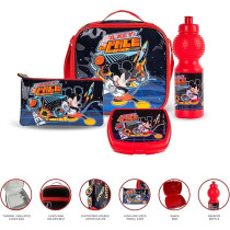 Disney Mickey Mouse Space Patrol 5-In-1 School Set, 18Inch