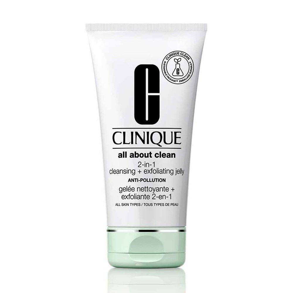 Clinique All About Clean 2-in-1 Cleansing + Exfoliating Jelly 150ml Face Wash & Cleanser