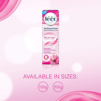 Silk And Fresh Hair Removal Cream 200g 