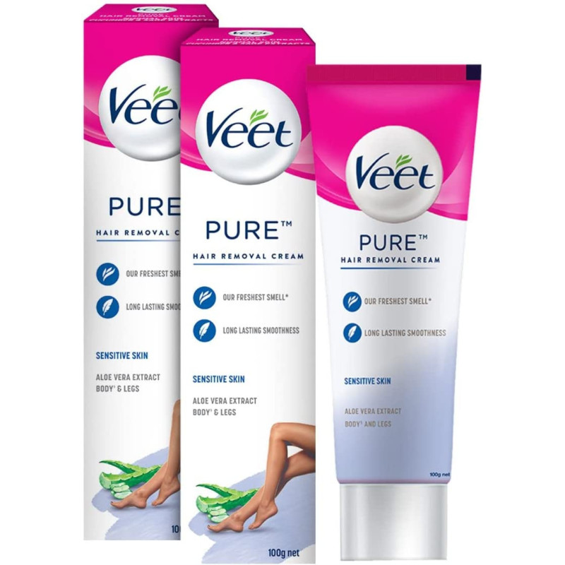 Pack Of 2 Silk And Fresh Hair Removal Cream 2x 100g