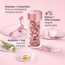 Elizabeth Arden Retinol + Hpr Ceramide Capsules Rapid Skin Renewing Serum Face Serum, 30 Pieces