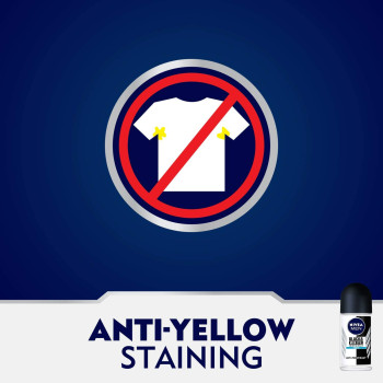 Men Black And White Invisible Original Antiperspirant For Men RollOn 50ml 