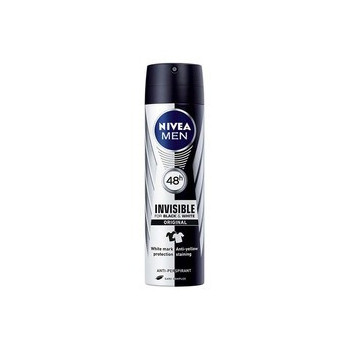 Men Black And White Invisible Original Antiperspirant For Men Spray 200ml 