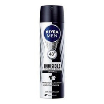 Men Black And White Invisible Original Antiperspirant For Men Spray 200ml 