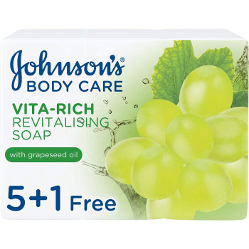 Pack Of 6 VitaRich Revitalising Body Soap (5  1Free) 125g 
