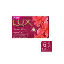 Pack Of 6 Secret Bliss Perfumed Bar Soap 6x120g 