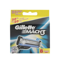 8Piece Mach 3 Razor Blade Refills Set Multicolour 