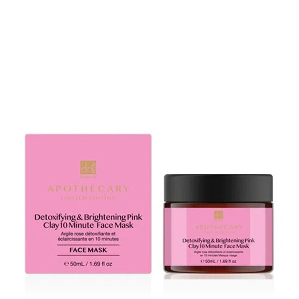 Dr. Botanicals Detoxifying Brightening Pink Clay 10 Minute Face Mask Facial Mask